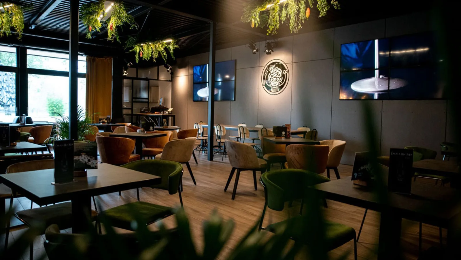 Chocolate café interior