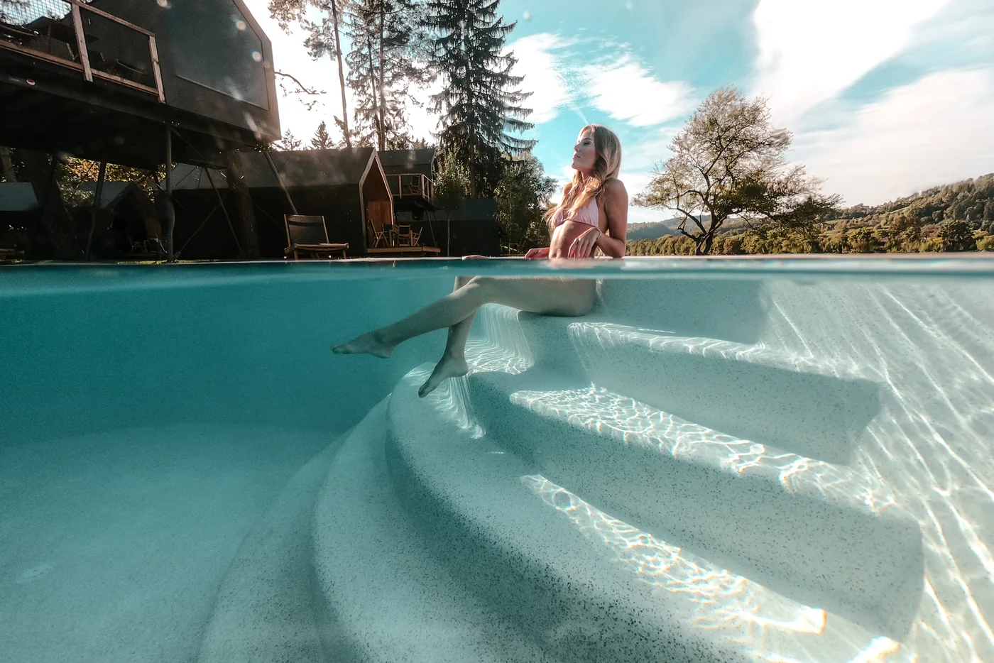 Pool at Chocolate Village